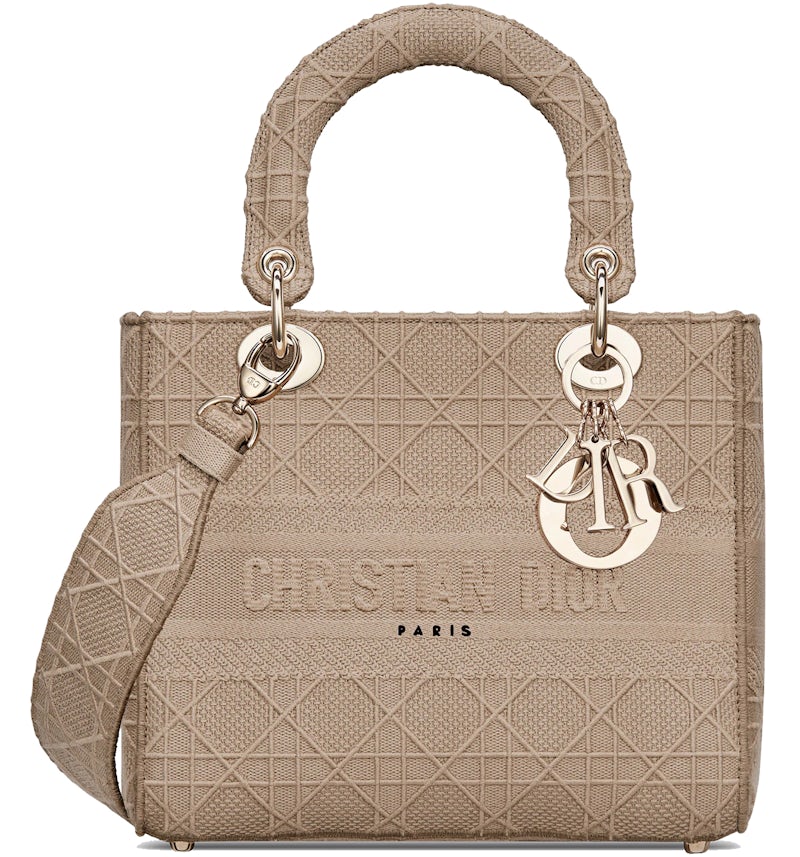 Lady Dior Borse Ultimi Modelli Dior Medium Lady D-Lite Bag Beige