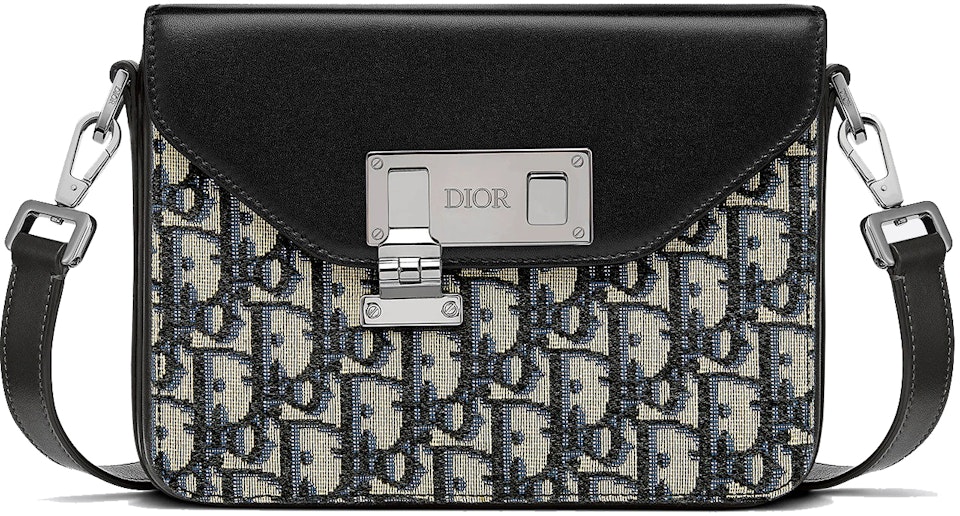 Dior Nano Pouch Oblique Galaxy Beige/Black