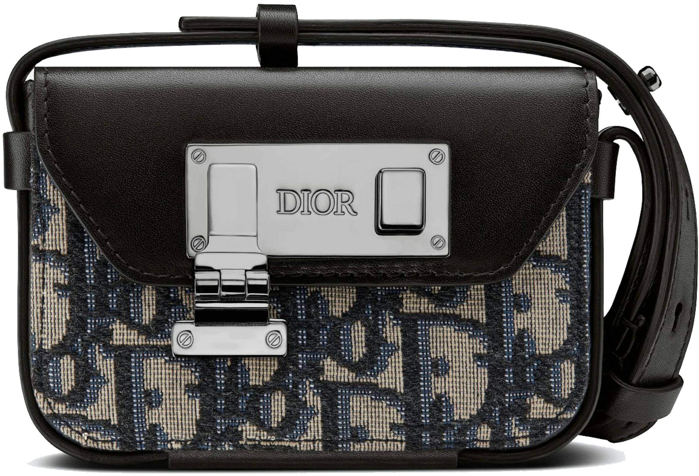 Dior x Kenny Scharf Roller Messenger Bag Beige/Black in Jacquard Canvas  with Ruthenium-finish Brass - US