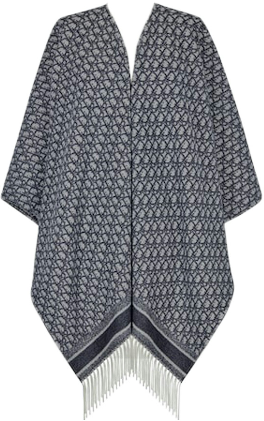 Dior Oblique Cardigan Beige and Brown Wool Jacquard