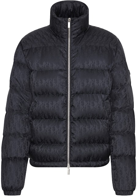 Dior Oblique Sleeveless Down Jacket in Blue for Men