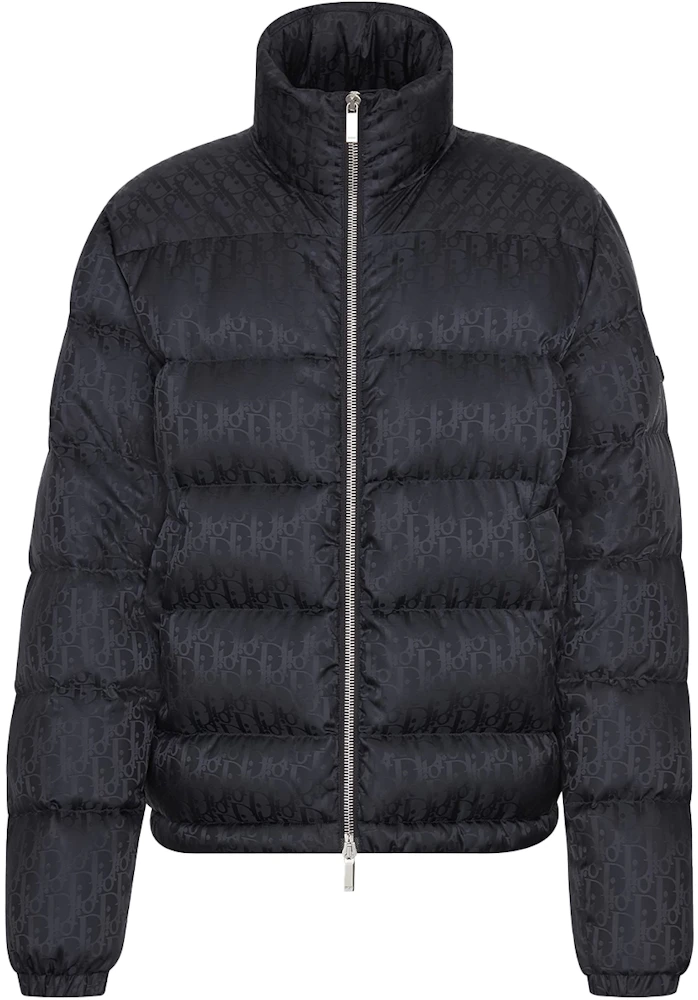 DIOR MEN 2019 Oblique Jacquard Puffer Coat - Black Outerwear, Clothing -  DIORM36279