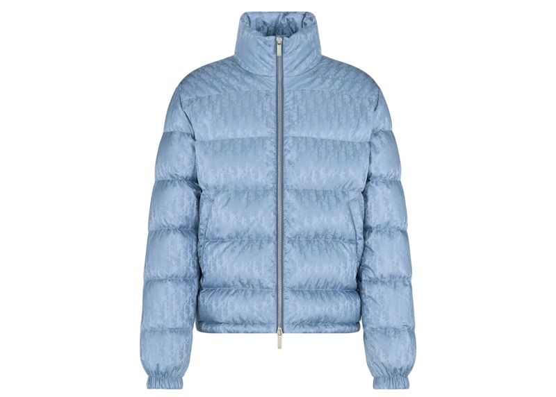 Dior oblique down store jacket blue