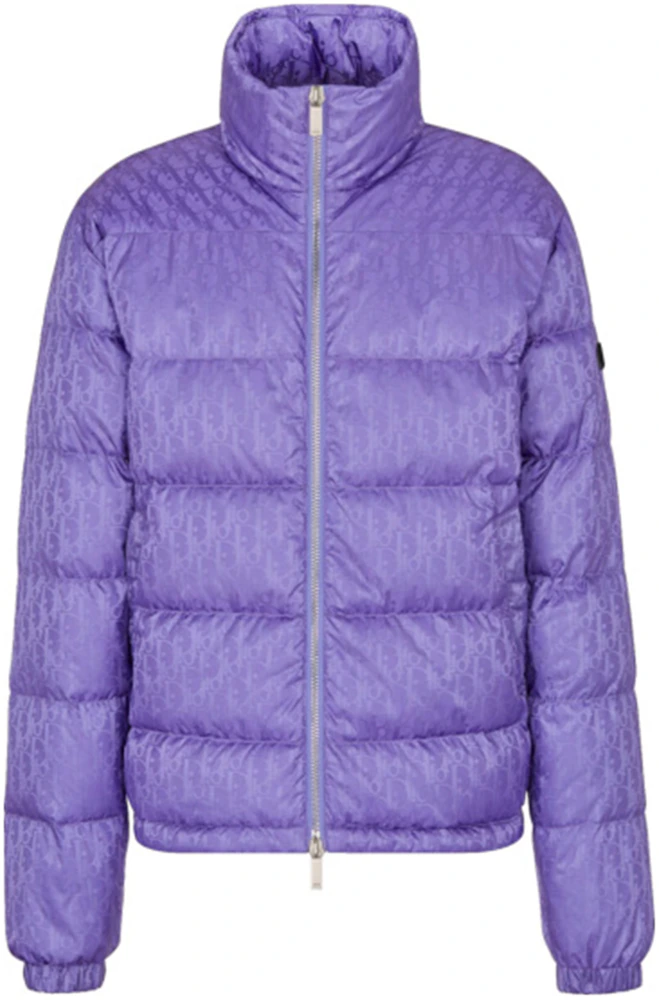 DIOR MEN 2020 Oblique Puffer Coat - Purple Outerwear, Clothing - DIORM22394