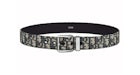 Cinturón Dior Oblique Jacquard Beige/Negro