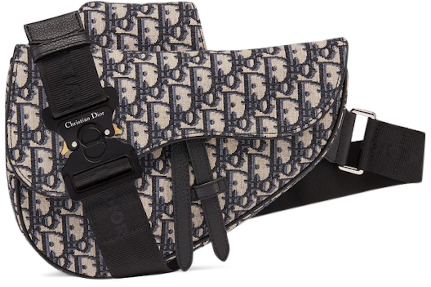 Christian Dior Black Saddle Medium Bag – The Closet