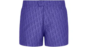 Dior Oblique Short Swim Shorts Bleu