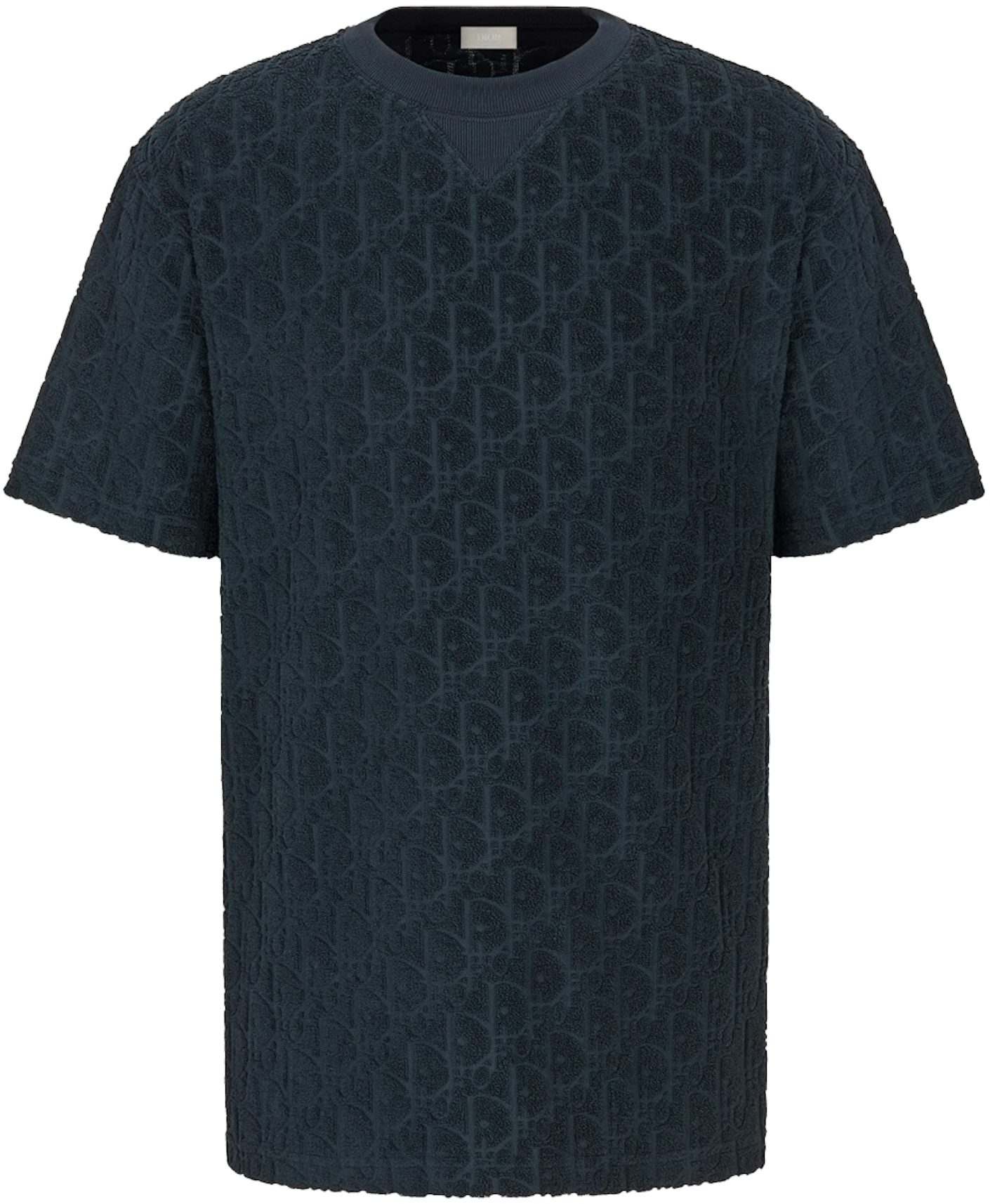 Dior - Dior Oblique Polo Shirt Khaki Cotton Jacquard - Size M - Men