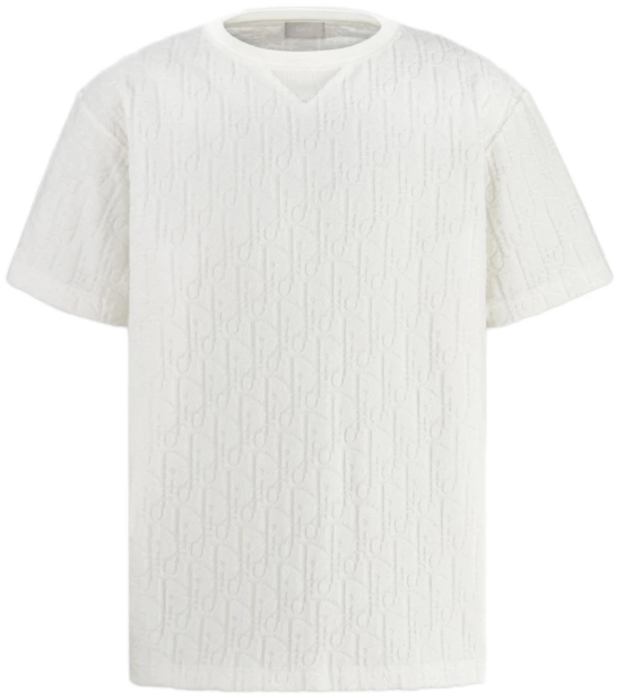 Dior Oversized Oblique T-Shirt White