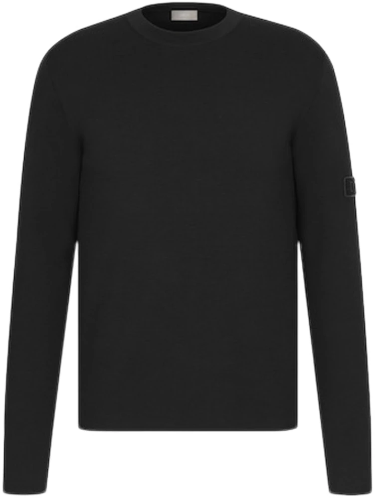 Dior Patch Milano Wool Sweater Black Punto Men's - FW22 - GB