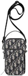 Dior x Kaws Pouch Yellow Bees Black in Calfskin with Silver-tone - US