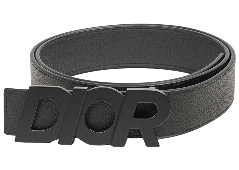 Pre-owned Dior Women's  Reversible  Belt In Black