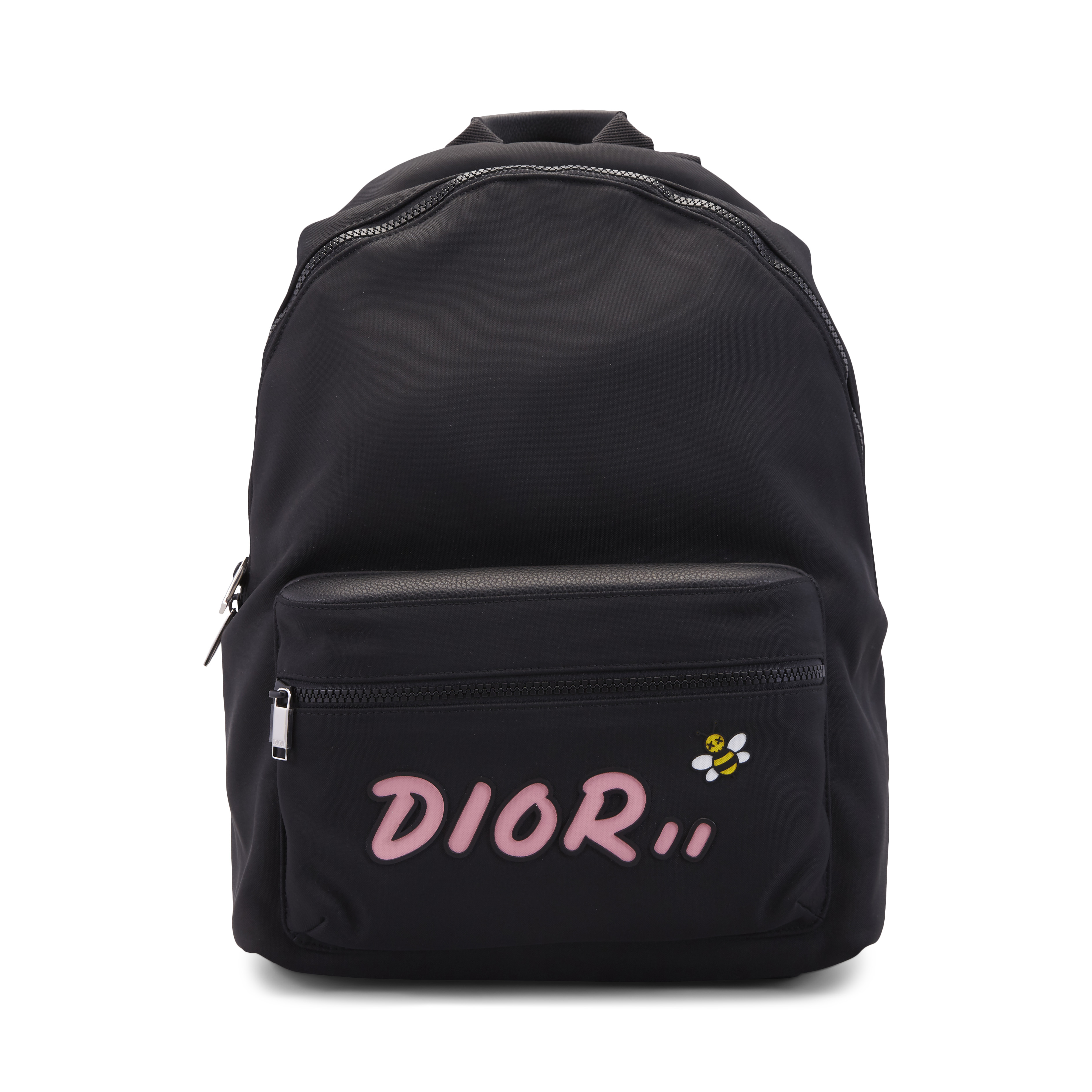 Dior x Kaws Rider Backpack Pink Logo 