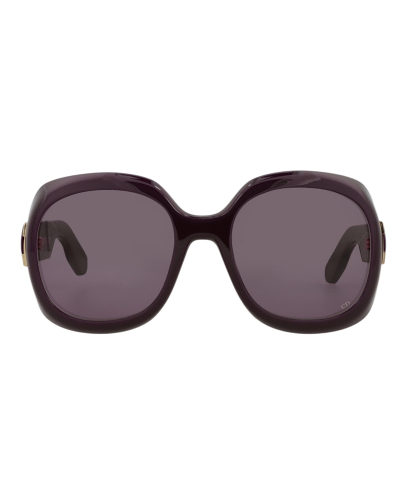 Pre-owned Dior Women's Roundframe Injection Sunglasses In Bordeaux Bordeaux Bordeaux (cd40114i/58/69s) In Burgundy