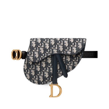 Christian Dior Oblique Saddle Belt Pouch  Burgundy Waist Bags Handbags   CHR336177  The RealReal