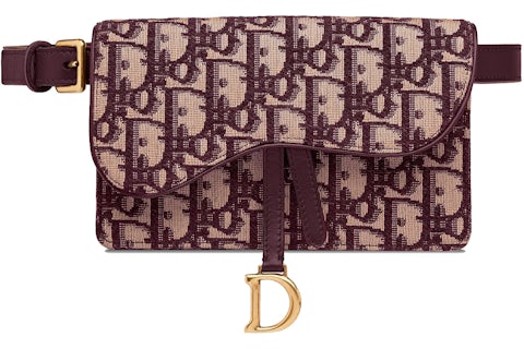 Oblique Jacquard Saddle Belt Pouch Dior Price Christian Dior Blue Oblique Saddle Belt Pouch Bag