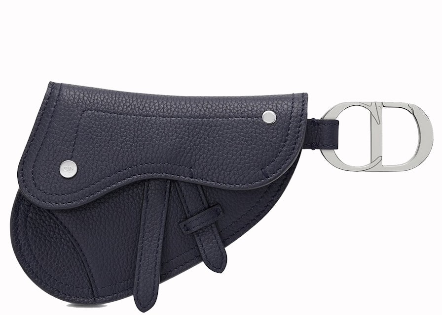 Dior - Saddle Calfskin Bag Navy Blue