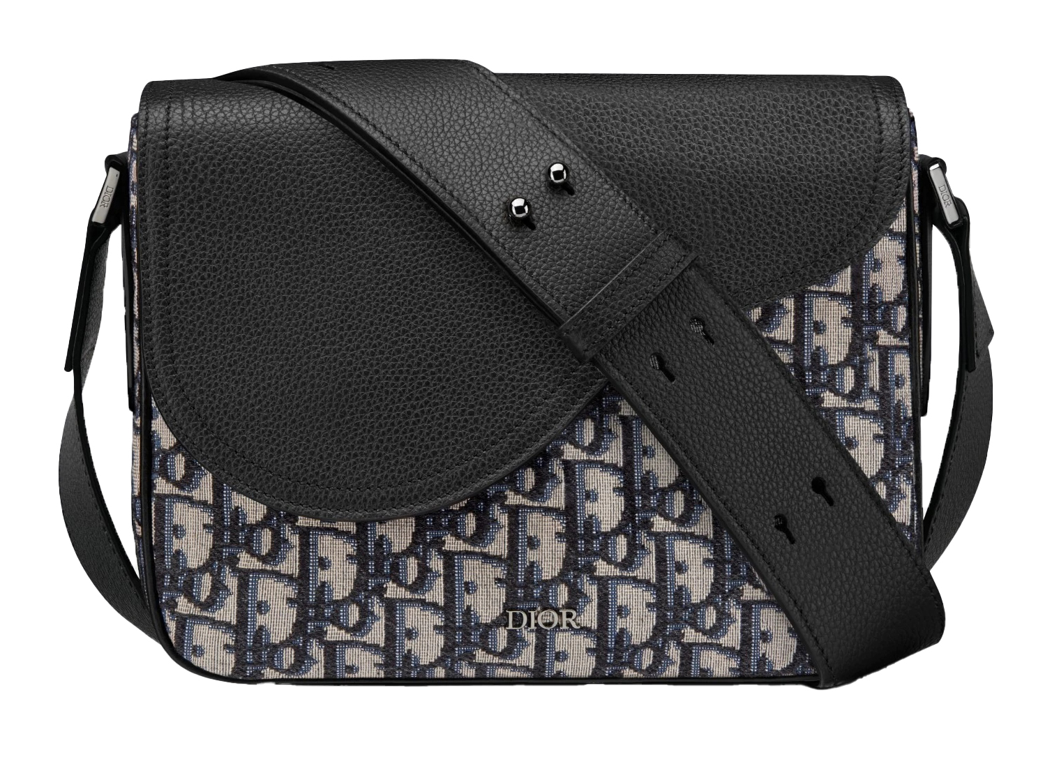 Túi Mini Dior Saddle Bag Oblique đen 21cm best quality  Ruby Luxury