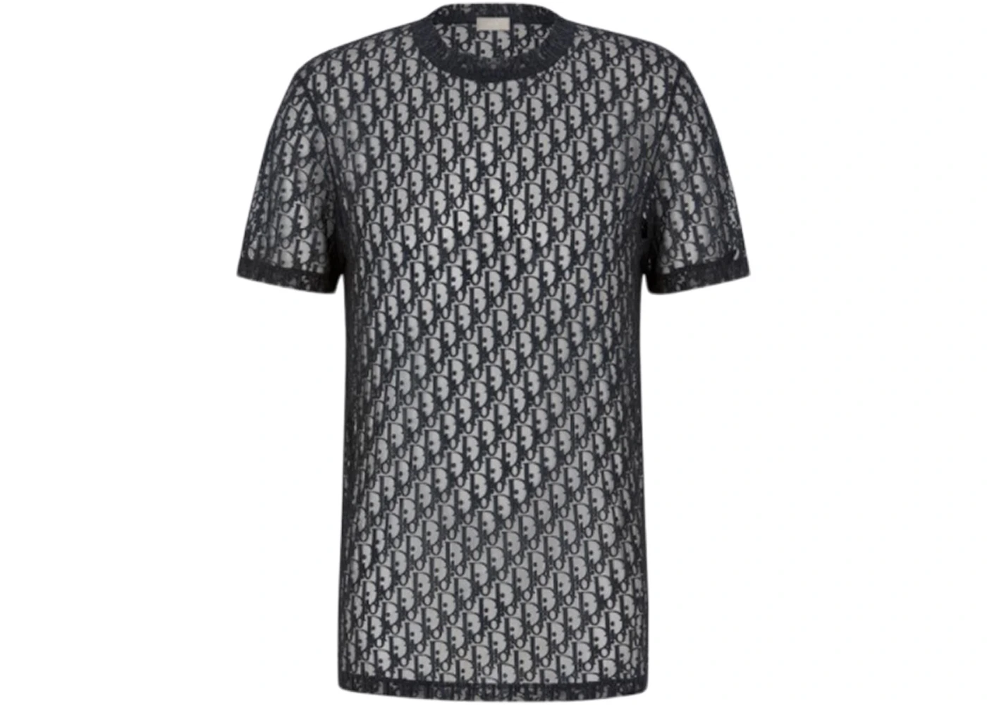 Dior Sheer Oblique T-Shirt Black Men's - US