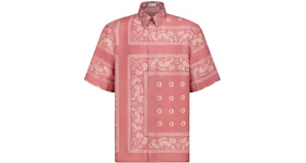 Dior Short-Sleeved Bandana Motif Shirt Pink
