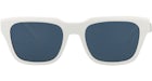 Gafas de sol Dior de acetato con montura cuadrada, blanco, blanco y azul (DM40052I-53-24V)