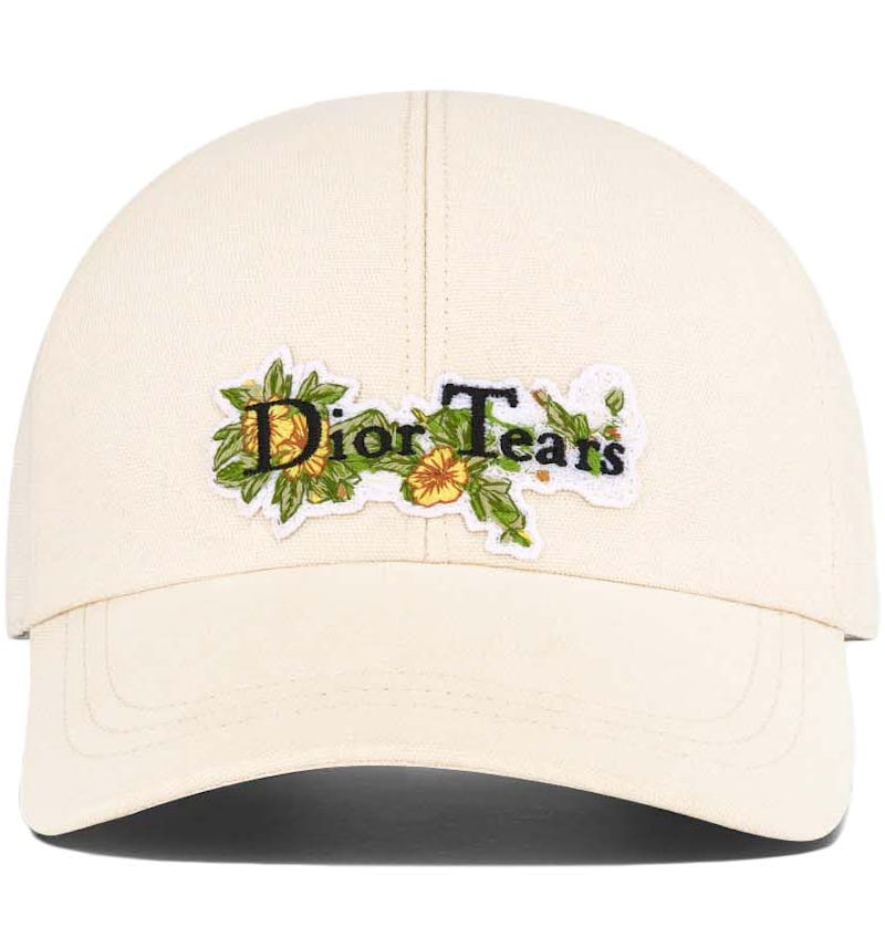 Dior TEARS Cappellino da baseball Beige/Multicolor Uomo FW23 IT