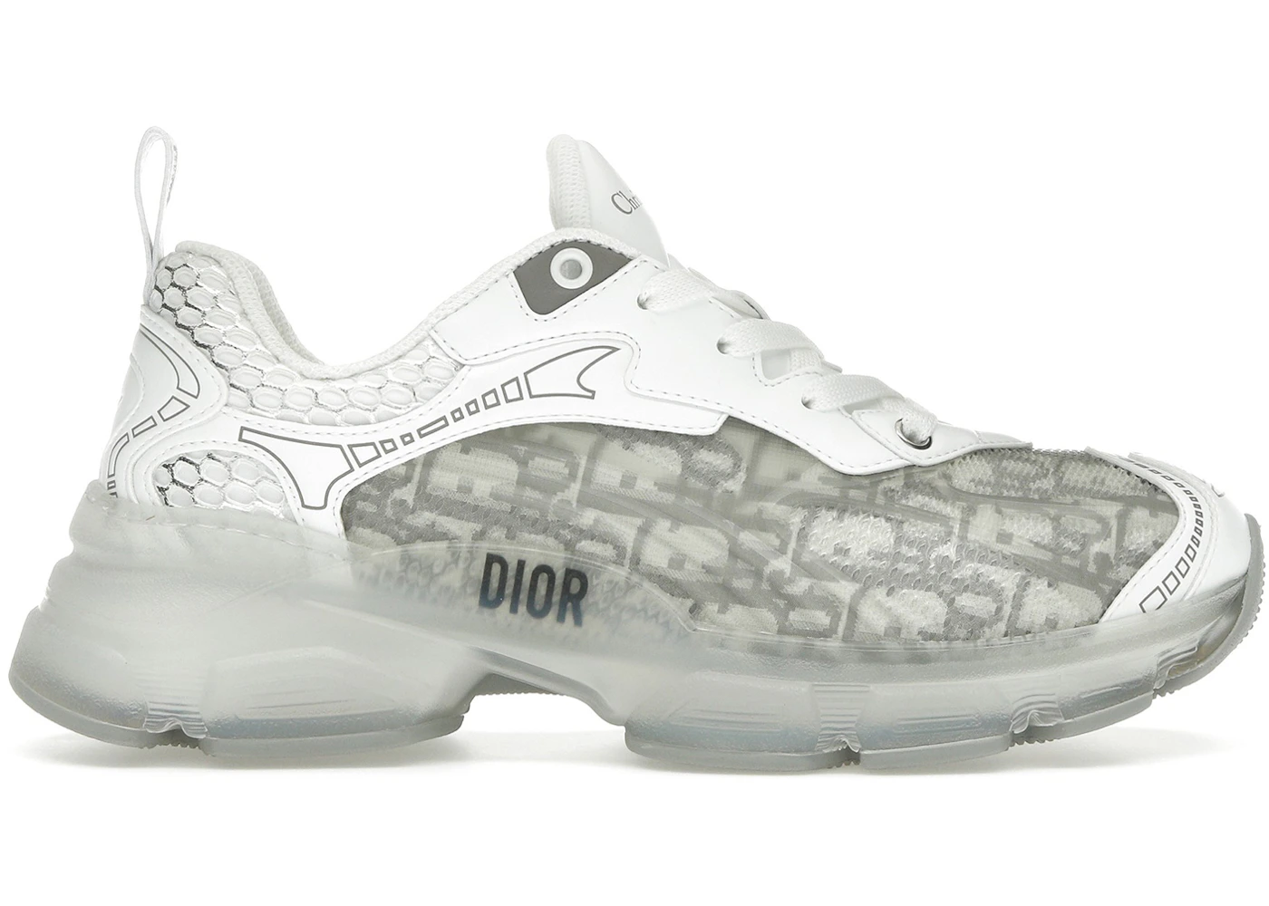 Dior Vibe White Gray Dior Oblique (Women's) KCK365OBU_S47W US