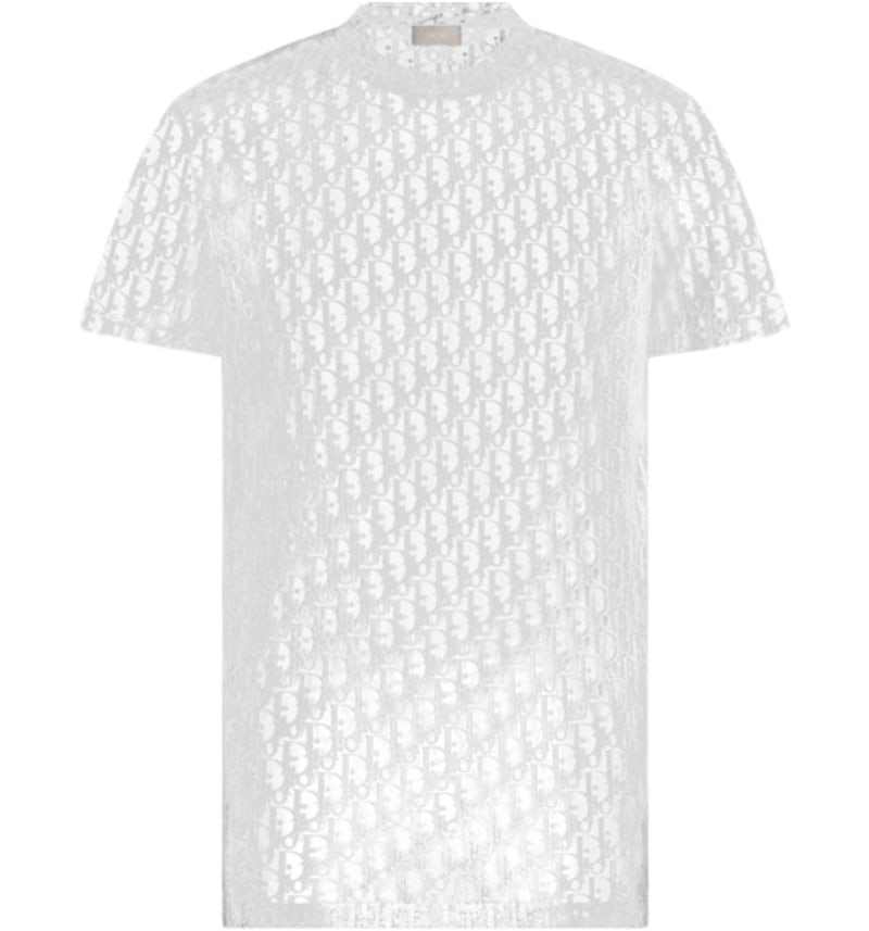 Maglietta Donna Maglia Trasparente Bianca Transparent Maglietta