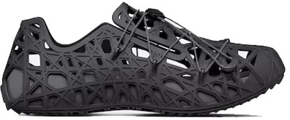 Dior Warp Sandal Black Cosmo Rubber with Warped Cannage Motif