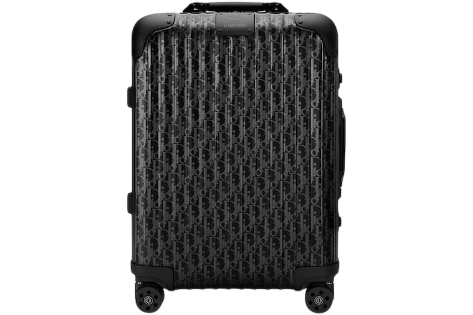 Dior x RIMOWA 4-Wheel Large Suitcase Aluminium Dior Oblique Blue Gradient  in Aluminium with Silver-tone - US