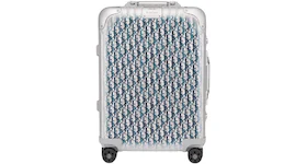Dior and RIMOWA Cabin Suitcase Grey/Blue