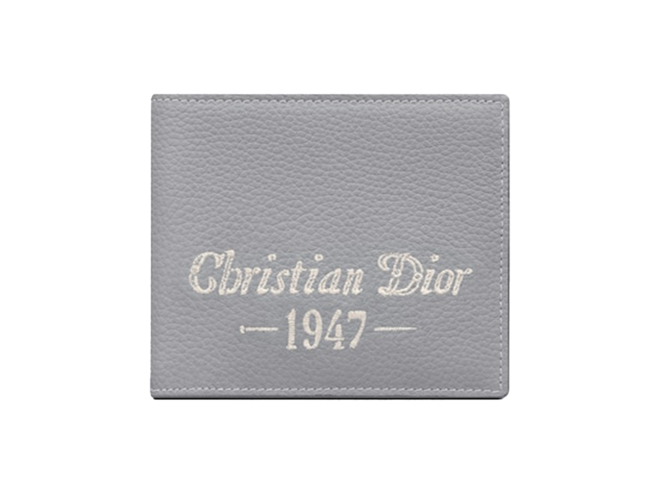 Dior by Birkenstock Christian Dior 1947 Signature (8 Card Slot) Wallet Dior  Gray