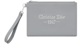 Dior by Birkenstock Christian Dior 1947 Signature A5 Pouch Dior Gray