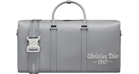 Dior by Birkenstock Christian Dior 1947 Signature Lingot 50 Duffle Bag Dior Gray