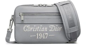 Dior by Birkenstock Christian Dior 1947 Signature Safari Messenger Bag Dior Gray