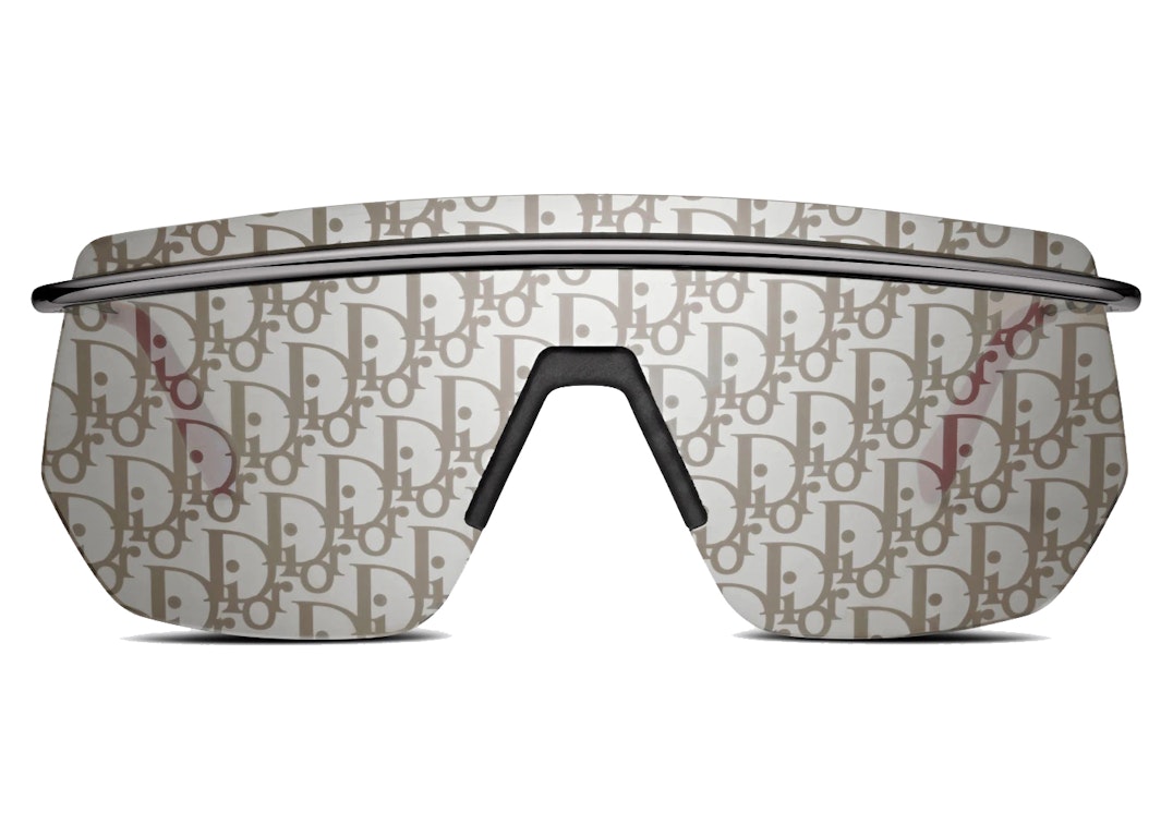 Pre-owned Dior X Cactus Jack Motion M1i Sunglasses Gray/silver (motnm1iat_h0a8)