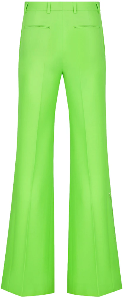 Dior x CACTUS JACK Flared Pants Fluorescent Green Men's - SS22 - US