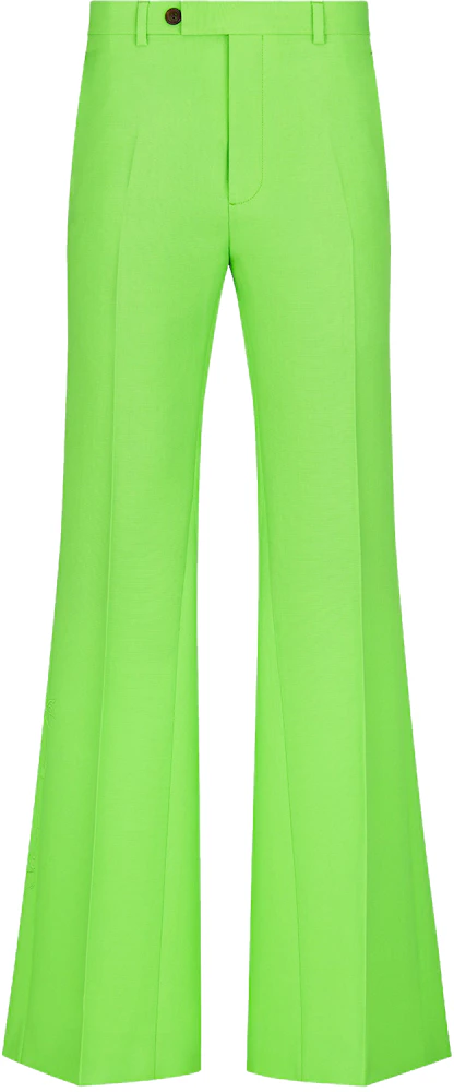 Dior x CACTUS JACK Flared Pants Fluorescent Green Men's - SS22 - US