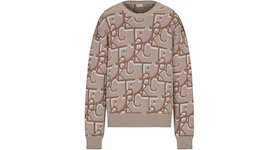Dior x CACTUS JACK Oversized Sweater Beige/Brown