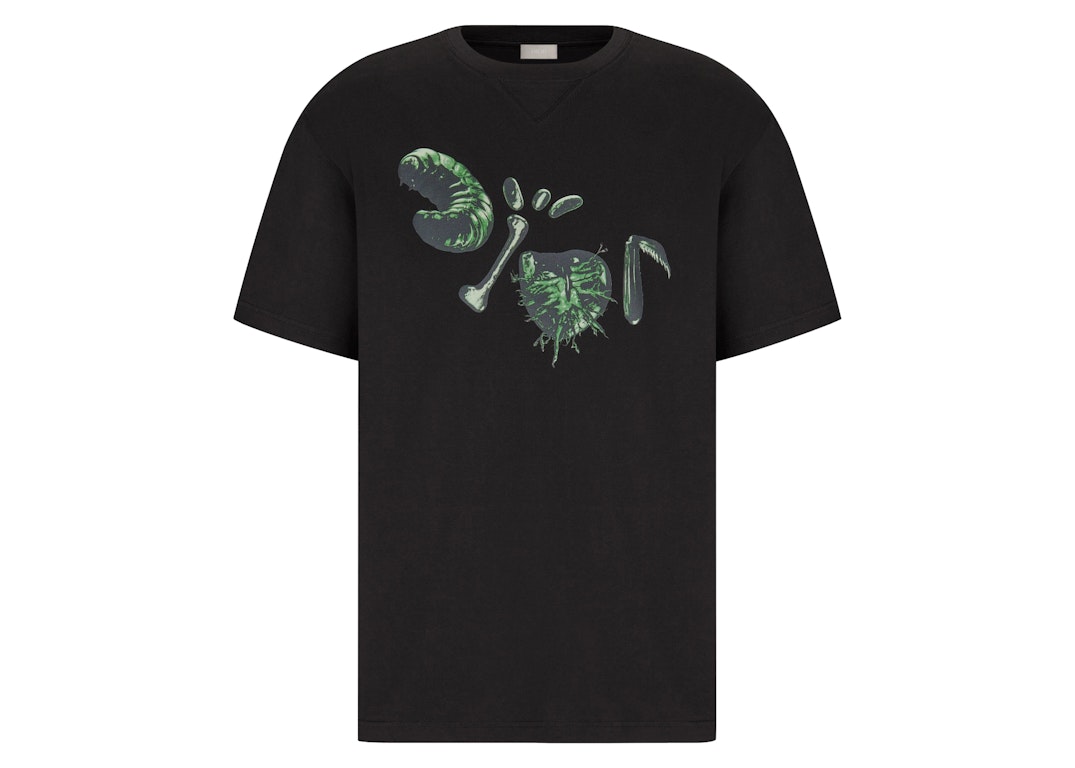 Pre-owned Dior X Cactus Jack Oversized T-shirt Black/green