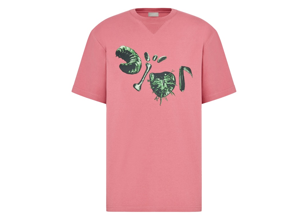 Pre-owned Dior X Cactus Jack Oversized T-shirt Pink