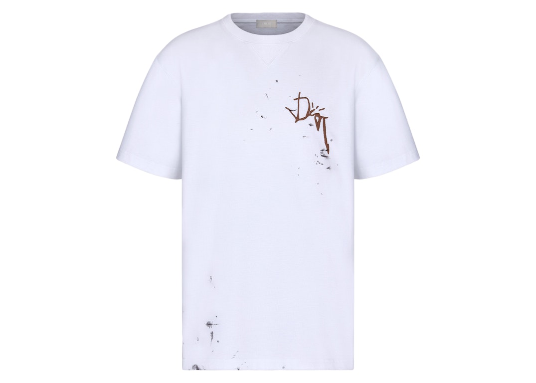 Pre-owned Dior X Cactus Jack Oversized T-shirt White