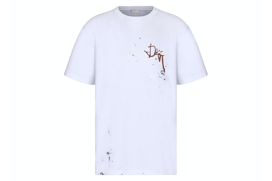Pre-owned Dior X Cactus Jack Oversized T-shirt White