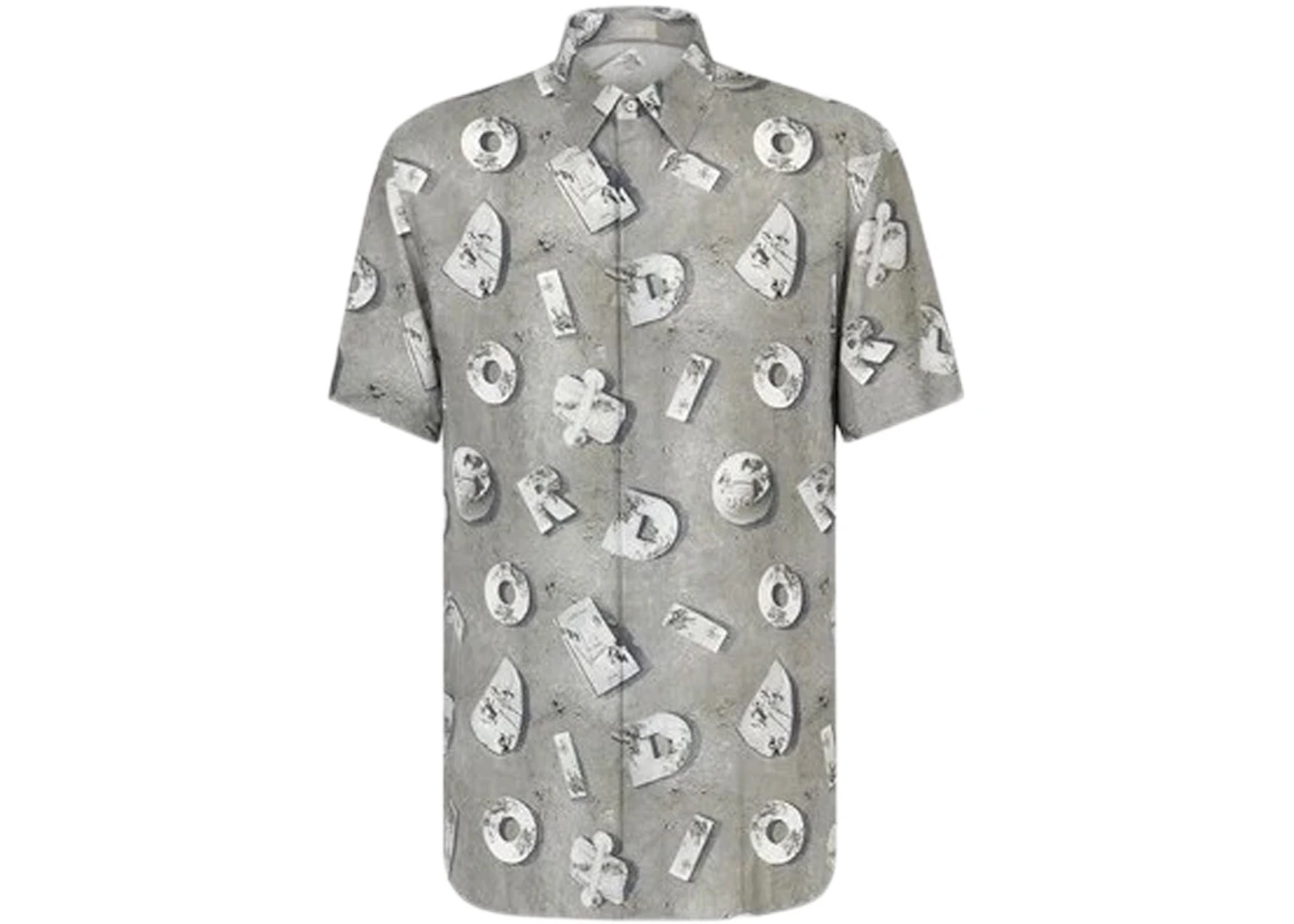 Dior x Daniel Arsham Shortsleeve Shirt Gray Men's SS20 US
