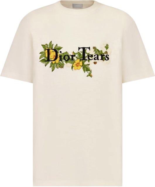 Dior x Denim Tears Relaxed-Fit Logo T-Shirt White
