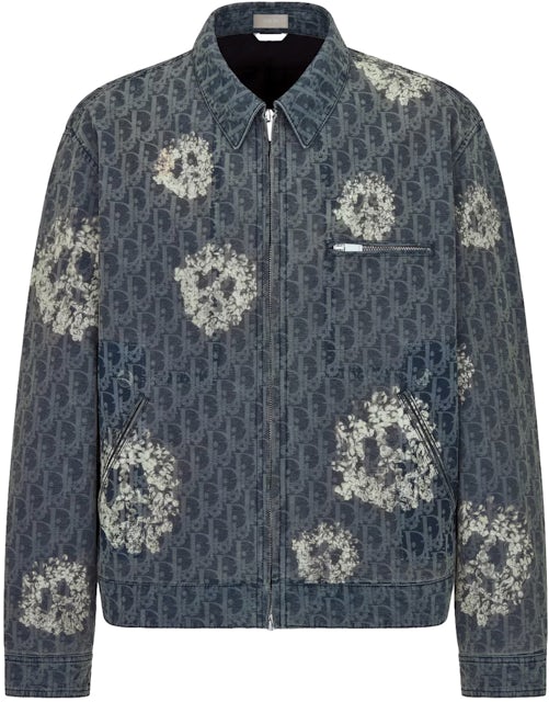DIOR MEN 2023 Graphic Print Denim Jacket w/ Tags - Blue Outerwear, Clothing  - HMM47955