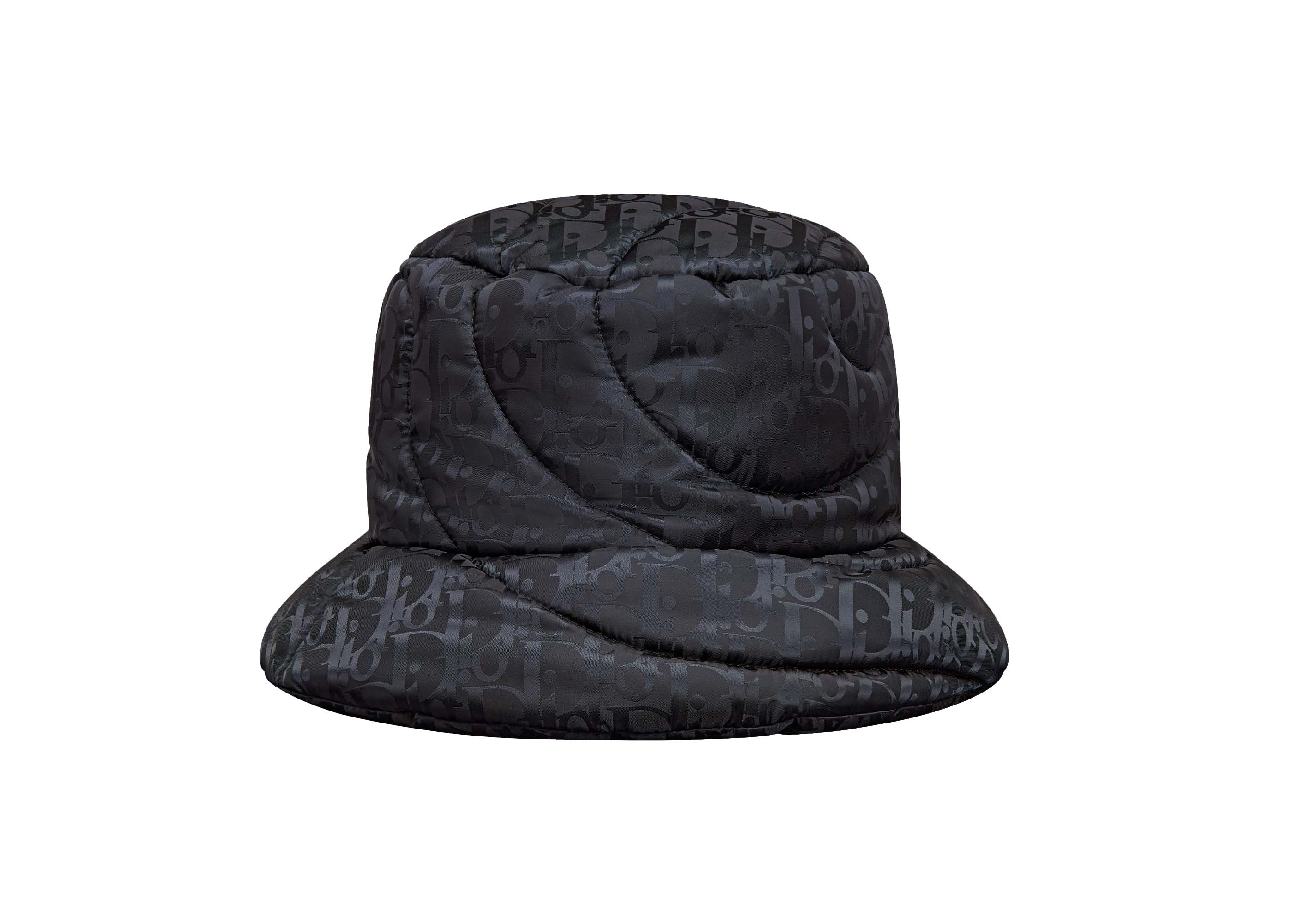 Dior x CACTUS JACK Oblique Canvas Bucket Hat Black in Cotton - US