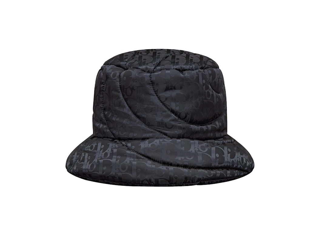 Pre-owned Dior X Erl Bucket Hat Black