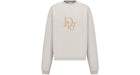 Dior x ERL Oversized Sweatshirt Heathered Gray Cotton Fleece