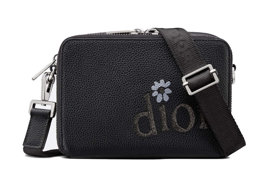 Pre-owned Dior X Erl Pouch With Strap Black